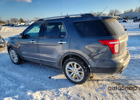 2015 Ford Explorer Limited from USA, damaged, VIN 1FM5K7F93FGA07356